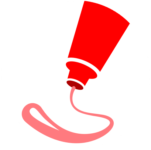 Glue artwork